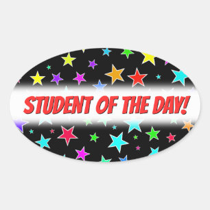 Fun, Colorful Stars Pattern Sticker