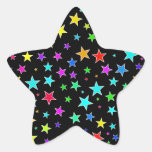 [ Thumbnail: Fun, Colorful Stars Pattern Sticker ]