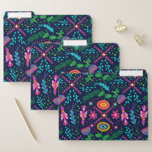 Fun Colorful Stylized Floral