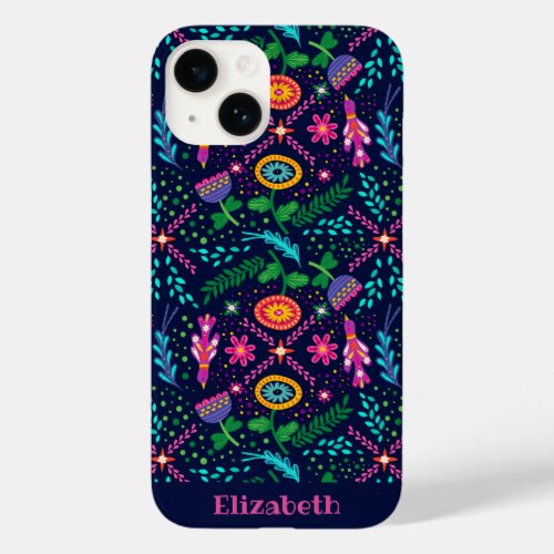 Fun Colorful Stylized Floral  iPhone  iPad case
