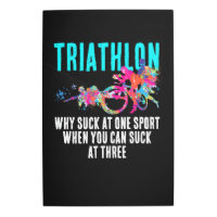Fun Colorful Triathlon Humor Sport Sarcasm Paint