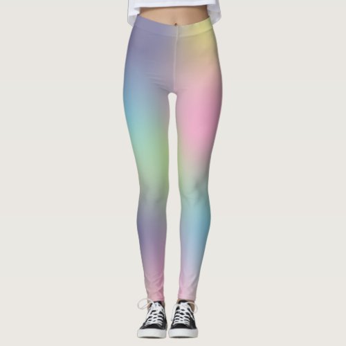 Fun Colorful Unicorn Gradient Mix 1 Leggings