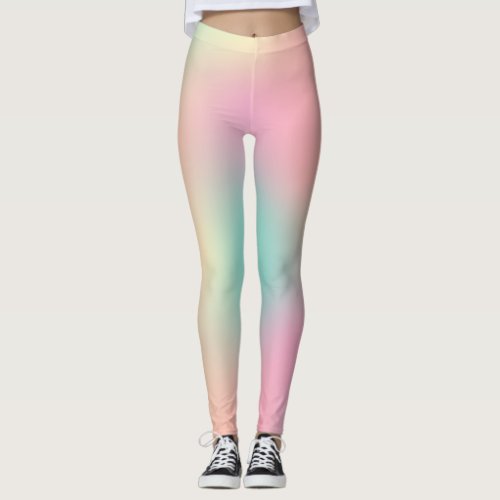 Fun Colorful Unicorn Gradient Mix 2 Leggings