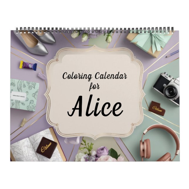 Fun Coloring Calendar (Cover)