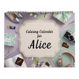 Fun Coloring Calendar