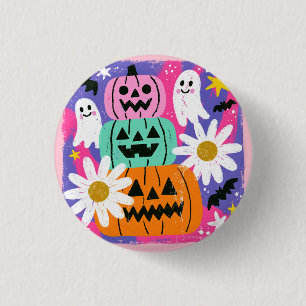 Fun Colors Halloween Gift Button