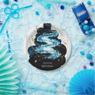 Fun Comet Space Birthday Paper Plates