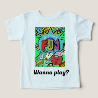 Fun Comic Illustration of Togetherness Toddler T-shirt