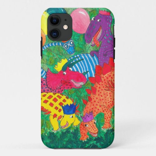 Fun Comical Brightly Coloured Monsters iPhone 11 Case