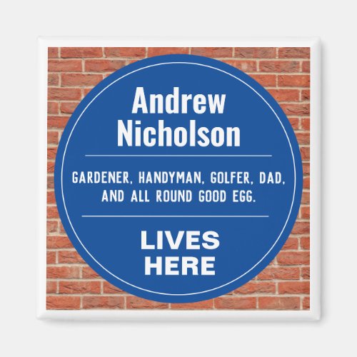 Fun Commemorative Style Wall Plaque