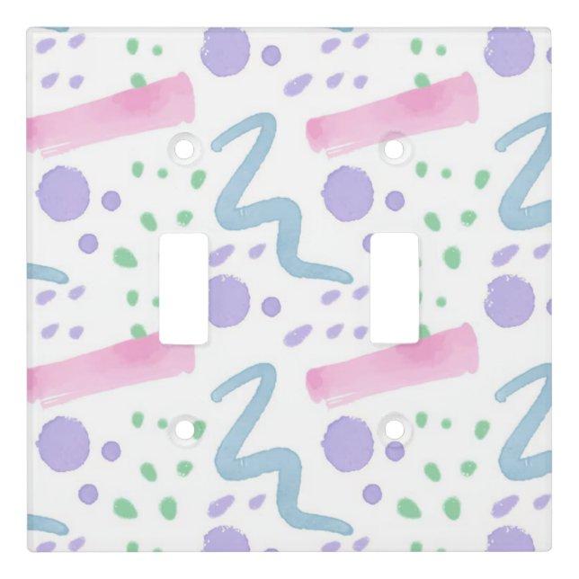 “Fun Confetti”  Light Switch Cover (Front)