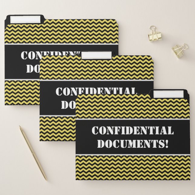Fun "CONFIDENTIAL DOCUMENTS!" File Folder Set (Set)