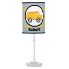 Fun Construction dump truck boys addname lamp