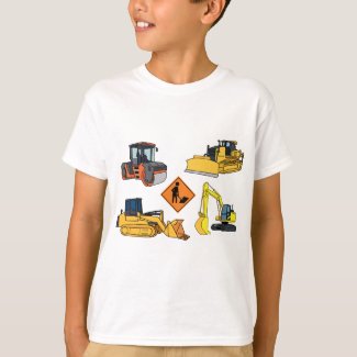 Fun Construction Vehicles Illustrations