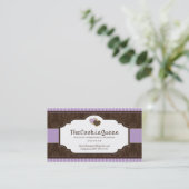 Fun Cookie Bakery Business Card (Standing Front)