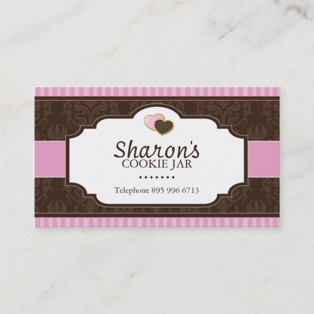 Fun Cookie Bakery Business Card (Front)