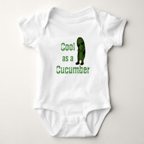 Fun Cool As A Cucumber Baby Bodysuit