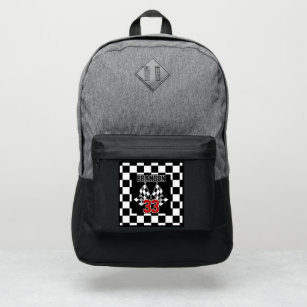 Checkered flag deals backpack
