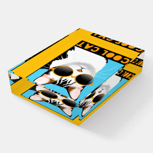 Fun Cool Cat Paperweight