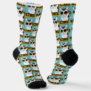 Fun Cool Cat Socks