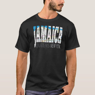Fun Cool Jamaica Queens New York with Subway Map T-Shirt