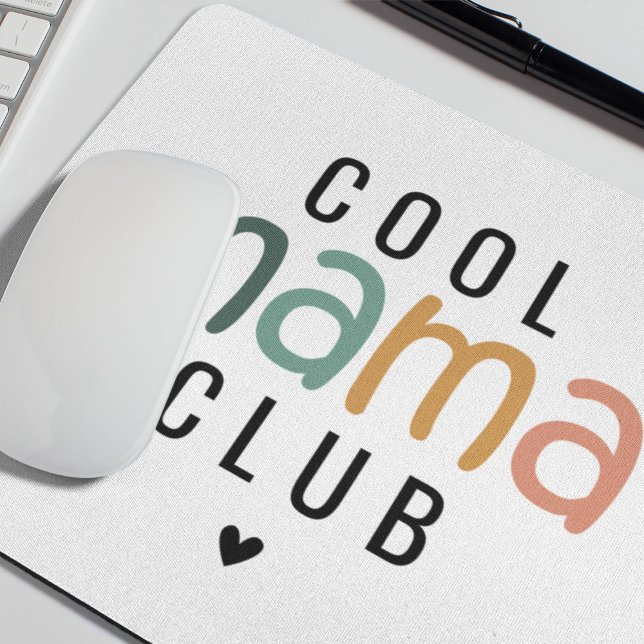 Fun Cool Mama Club, Mom Gift Mouse Pad (Creator Uploaded)