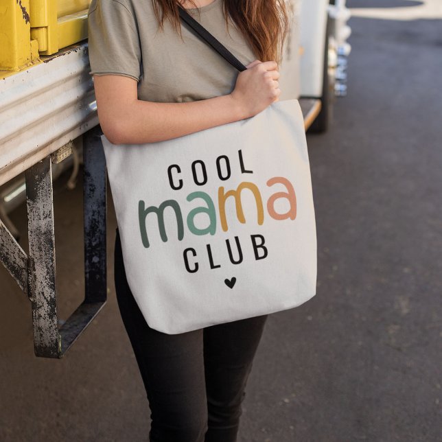 Fun Cool Mama Club, Mom Gift Tote Bag (Creator Uploaded)