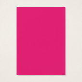 Fun Cool Pink White Female Face Earring Cards (Back)