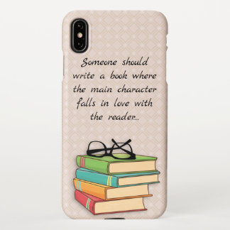 Fun Cottagecore Reading Books Geek Love iPhone XS Max Case