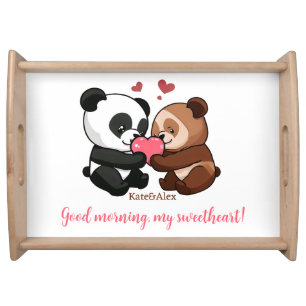 Fun Couple Serving Tray