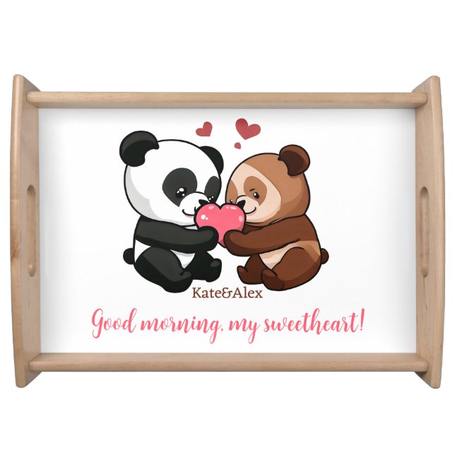 Fun Couple Serving Tray (Front)