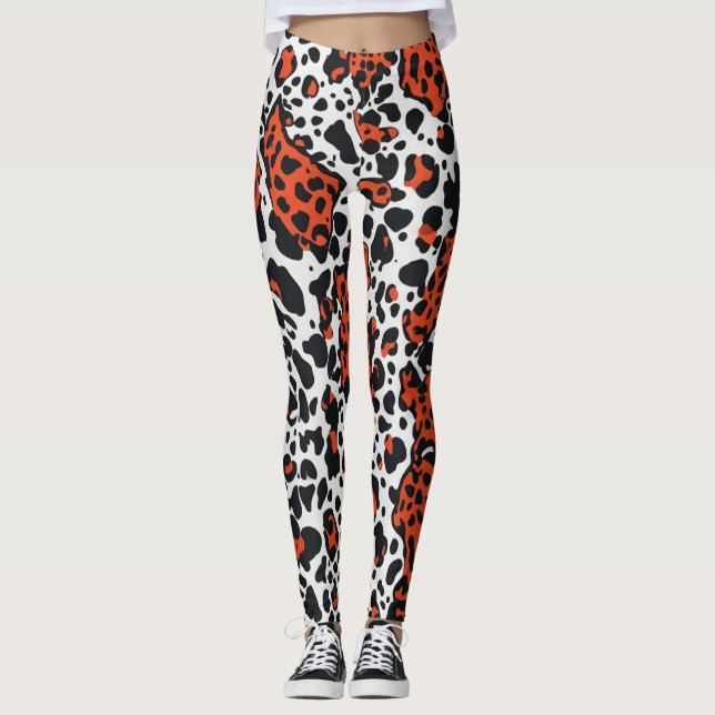 fun cow  leggings (Front)