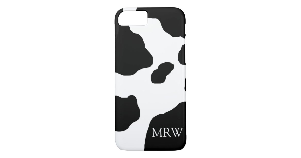 Fun Cow Print Cute Animal Personalized Case Mate Iphone Case Zazzle Com