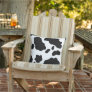 Fun Cow Print Modern Kids Animal Farm Outdoor Pillow