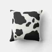 Fun Cow Print Modern Kids Animal Farm Outdoor Pillow (Back)