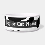 Fun Cow Print Personalized Bowl