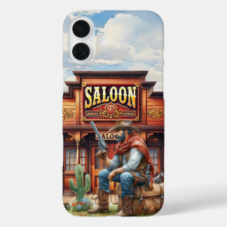 Fun cowboy lovers Western iPhone 16 Plus Case