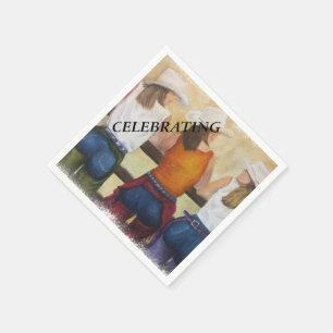 FUN COWGIRLS PAPER NAPKINS