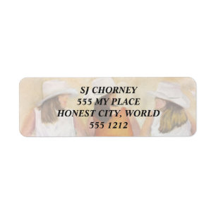 FUN COWGIRLS RETURN ADDRESS LABELS