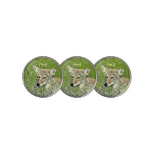 Fun Coyote Animal Golf Ball Marker