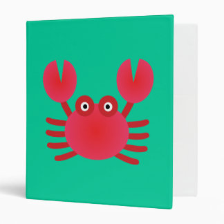 Fun Crab 3 Ring Binder