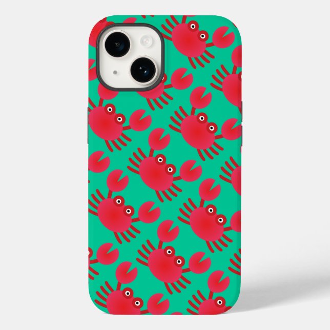 Fun Crab Case-Mate iPhone Case (Back)