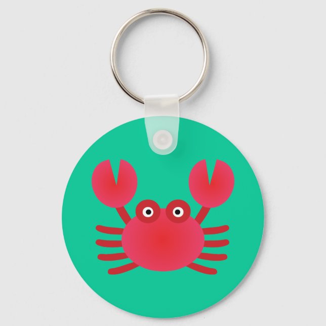 Fun Crab Keychain (Front)