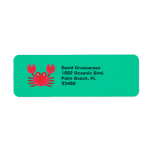 Fun Crab Label