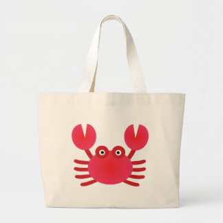 Fun Crab Large Tote Bag