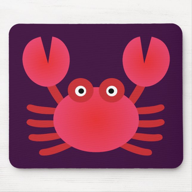 Fun Crab Mouse Pad (Front)