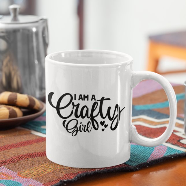 Fun Crafty Girl Coffee Mug (Fun Crafty Girl Coffee Mug)
