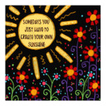 Fun “Create Your Own Sunshine” Classroom Poster Fun “Create Your Own Sunshine” Classroom Poster