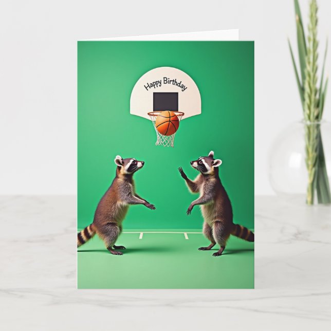 Fun Creatures Birthday Card (Front)