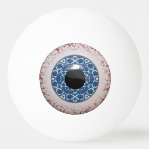 Fun creepy blue Eyeball design Ping Pong Ball